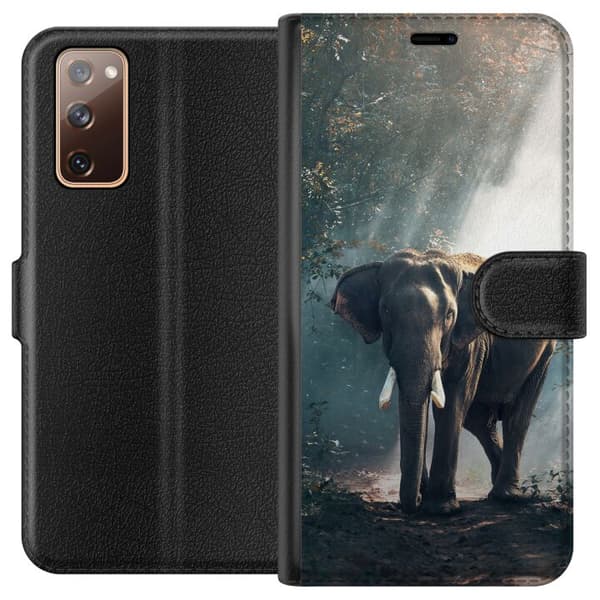 Kompatibelt Plånboksfodral till Samsung Galaxy S20 FE Elefant