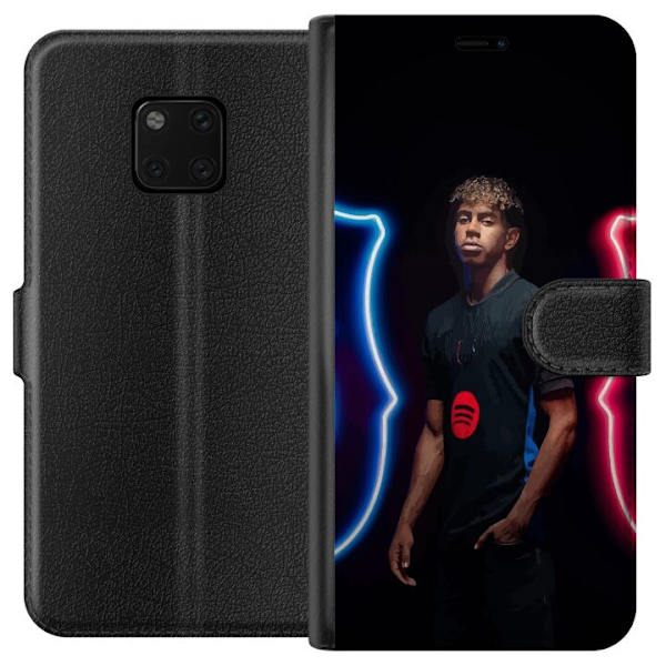 Huawei Mate 20 Pro Tegnebogsetui Yamal Fodbold FC Barcelona Ung Talent Spiller Fodboldstjerne Spanien La Liga Populært Motiv
