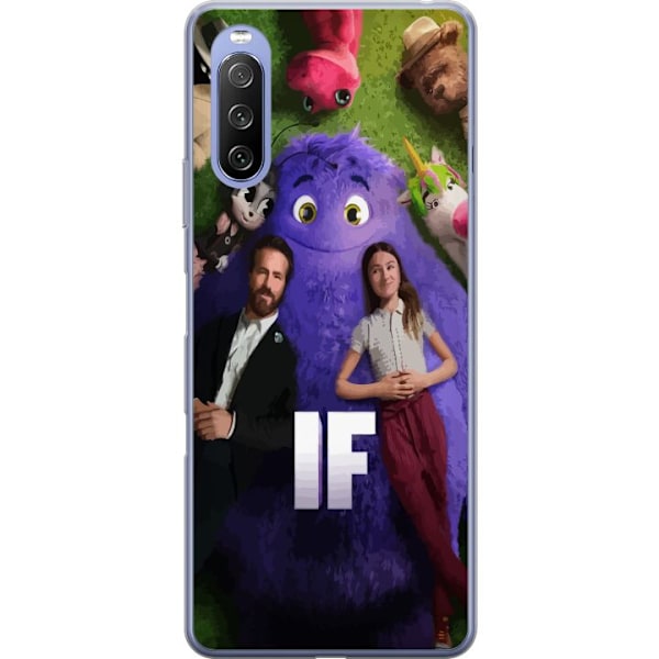 Sony Xperia 10 III Lite Läpinäkyvä kuori IF: Låtsaskompisa