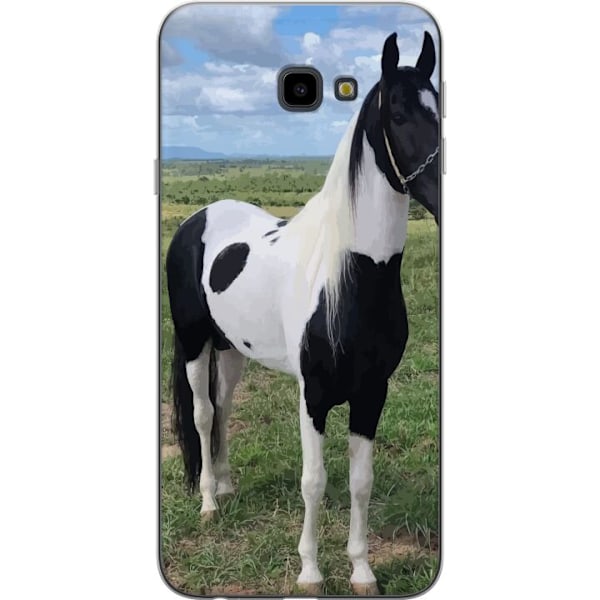Samsung Galaxy J4+ Läpinäkyvä kuori Hevosen Taika - tyylik