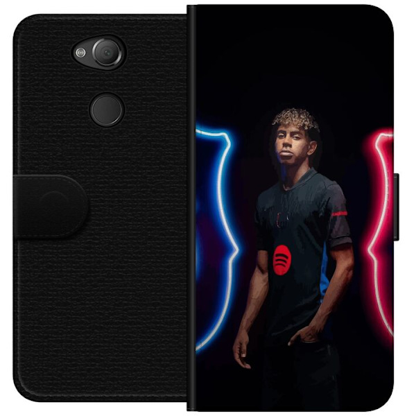Sony Xperia XA2 Tegnebogsetui Yamal Fodbold FC Barcelona Ung Talent Spiller Fodboldstjerne Spanien La Liga Populært Motiv