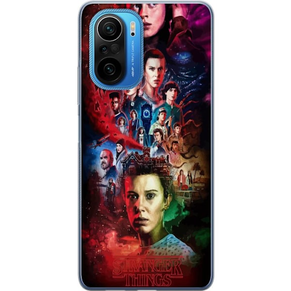 Xiaomi Poco F3 Läpinäkyvä kuori Stranger Things