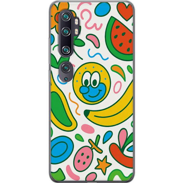 Xiaomi Mi Note 10 Genomskinligt Skal Butterfly Veil