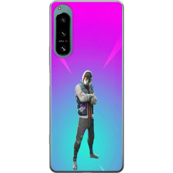 Sony Xperia 5 IV Gjennomsiktig deksel svart ridder fortnite