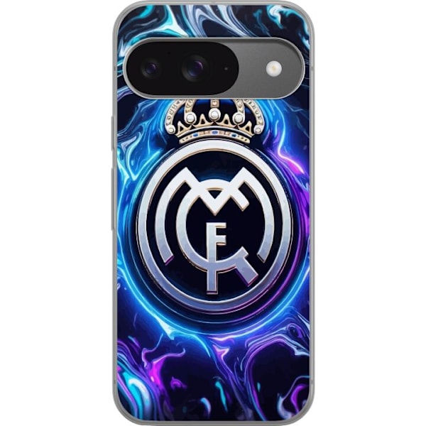 Google Pixel 9 Pro Läpinäkyvä kuori Real Madrid