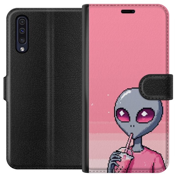 Samsung Galaxy A50 Plånboksfodral Alien Smoothie