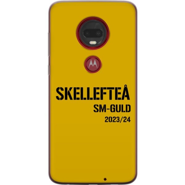 Motorola Moto G7 Plus Gennemsigtig cover Skellefteå SM GULD