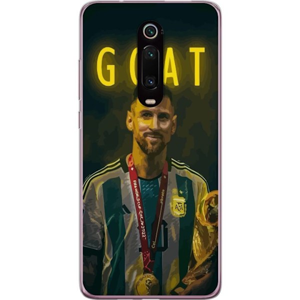 Xiaomi Mi 9T Pro  Genomskinligt Skal Goat Messi