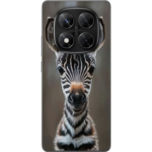 Xiaomi Redmi Note 14 Pro Gennemsigtig cover Giraf Dyretema Afrika Natur Grafisk Motiv Savanne Vilde Dyr Populær Vægkunst Eksotisk Tema