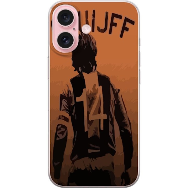 Apple iPhone 16 Läpinäkyvä kuori Cruijff