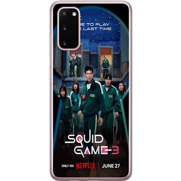 Samsung Galaxy S20 Läpinäkyvä kuori Squid Game Kausi 3 TV-sarjan hahmot Suositut TV-sarja Motiivit Ikoni Jännitys Draama Aasialainen suunnittelu T