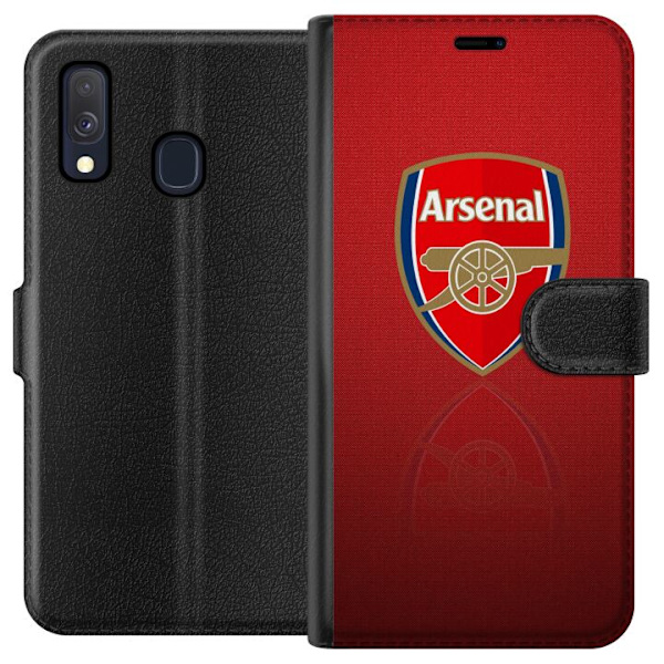 Samsung Galaxy A40 Tegnebogsetui Arsenal