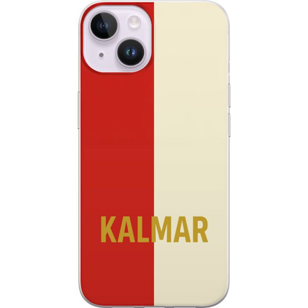Apple iPhone 15 Läpinäkyvä kuori Kalmar - jalkapallo