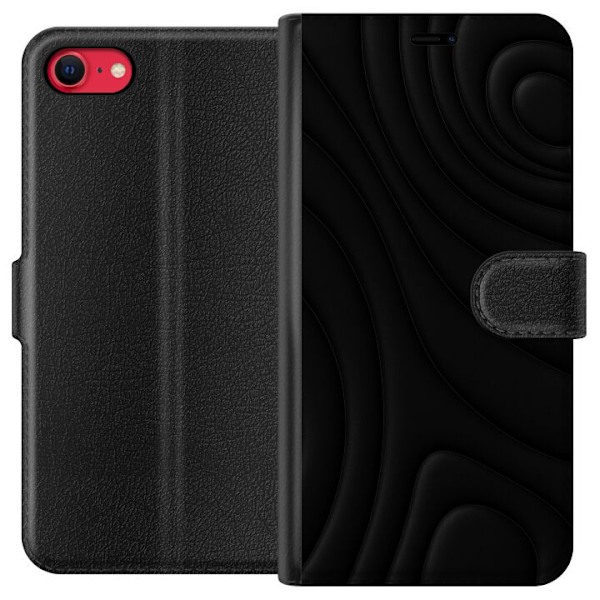 Apple iPhone SE (2020) Plånboksfodral Black Waves
