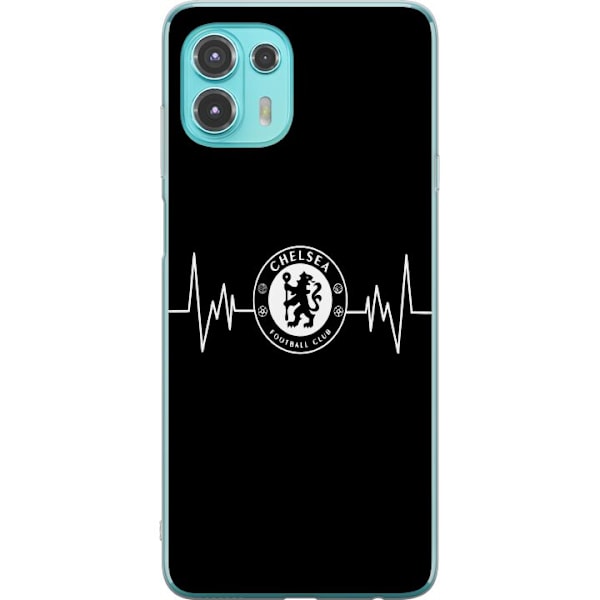 Motorola Edge 20 Lite Läpinäkyvä kuori Chelsea F.C.