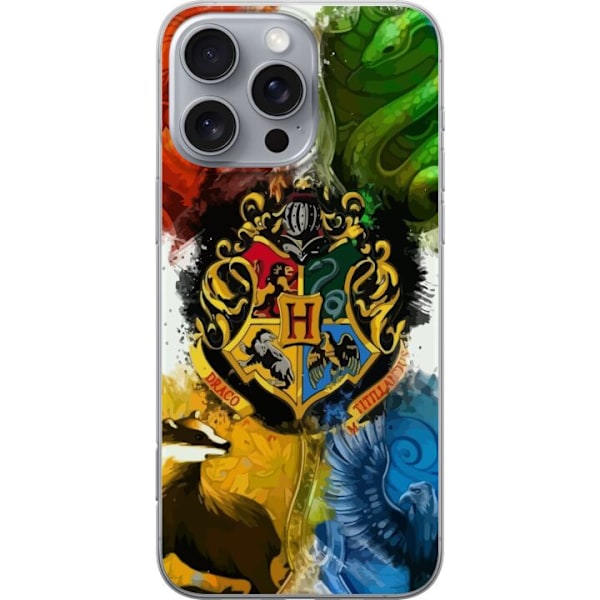 Apple iPhone 16 Pro Max Gennemsigtig cover Hogwarts Hus