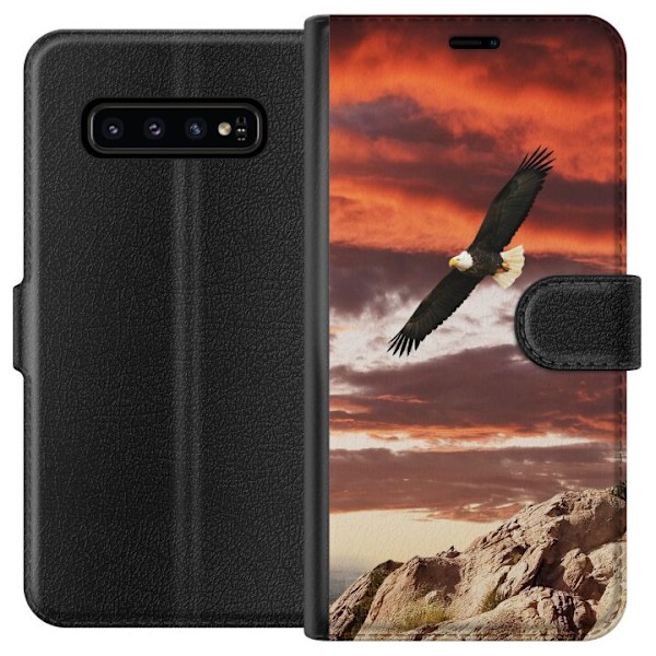 Samsung Galaxy S10 Tegnebogsetui Haveørn
