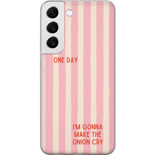 Kompatibelt Mobildeksel til Samsung Galaxy S22 5G Make the Onion Cry rosa