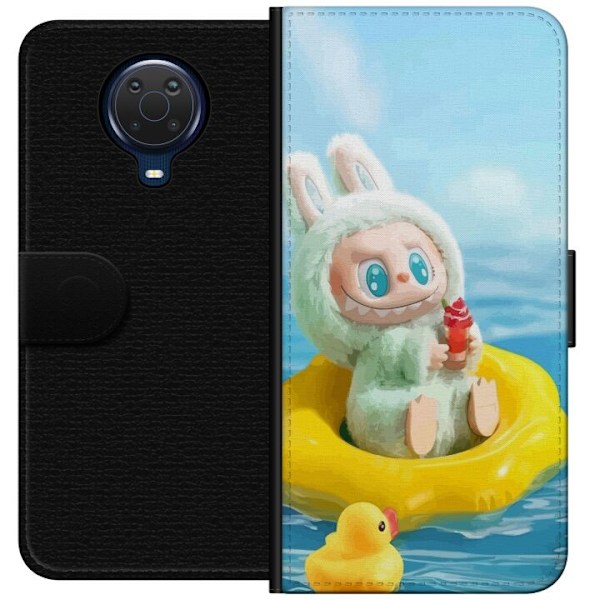 Nokia G20 Plånboksfodral Labubu Stripe Attack – Ränder mö