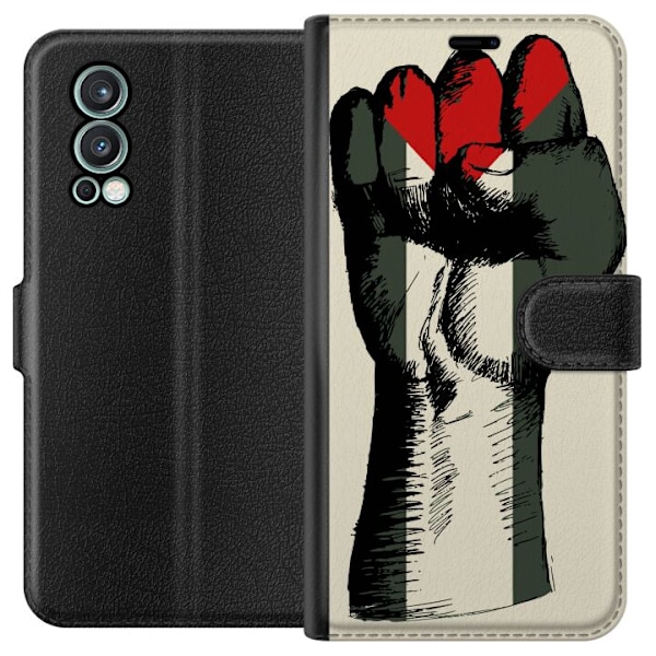 OnePlus Nord 2 5G Lompakkokotelo Käsi sidottu Palestinan vär