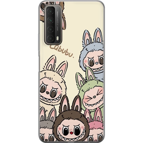 Huawei P smart 2021 Genomskinligt Skal Labubu Pastel Collectio