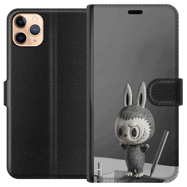 Apple iPhone 11 Pro Max Plånboksfodral Pop Mart MEGA LABUBU LABUBU Sketch 1000%