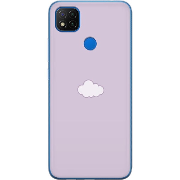 Xiaomi Redmi 9C NFC Genomskinligt Skal Lila Moln – minimalis