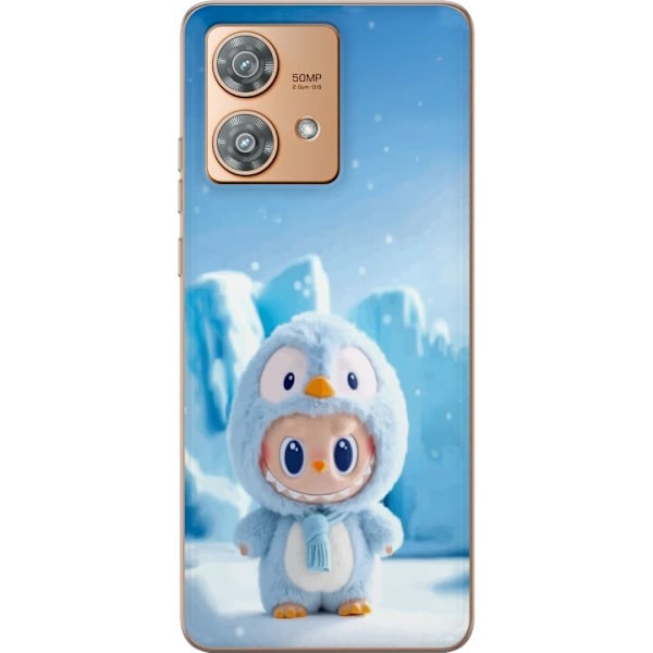 Motorola Edge 40 Neo Läpinäkyvä kuori musta ritari fortnite