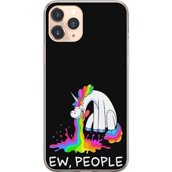 Apple iPhone 11 Pro Gennemsigtig cover EW People Unicorn