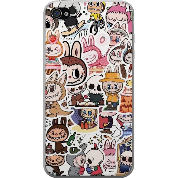 Apple iPhone 4 Genomskinligt Skal Labubu All-Stars – POP MAR