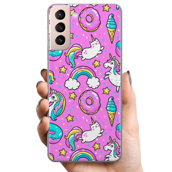 Samsung Galaxy S21+ 5G TPU Matkapuhelimen kuori Unikorni