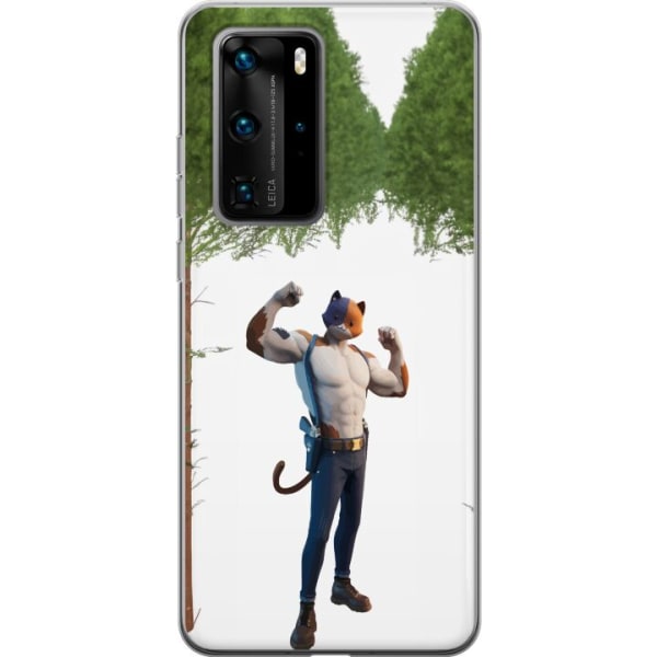 Huawei P40 Pro Gennemsigtig cover Fortnite - Meowscles