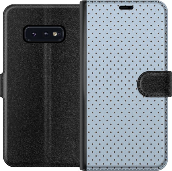 Kompatibelt Plånboksfodral till Samsung Galaxy S10e Blå himmelsprickar blå