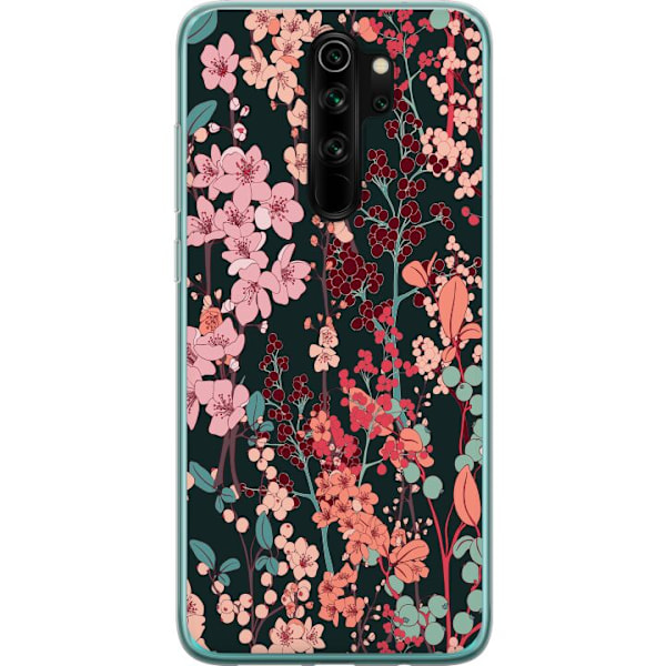 Xiaomi Redmi Note 8 Pro  Genomskinligt Skal Blommor