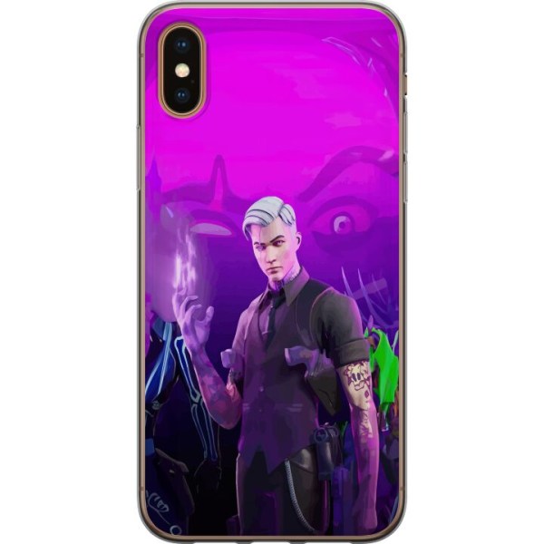 Apple iPhone XS Läpinäkyvä kuori Fortnite - Midas