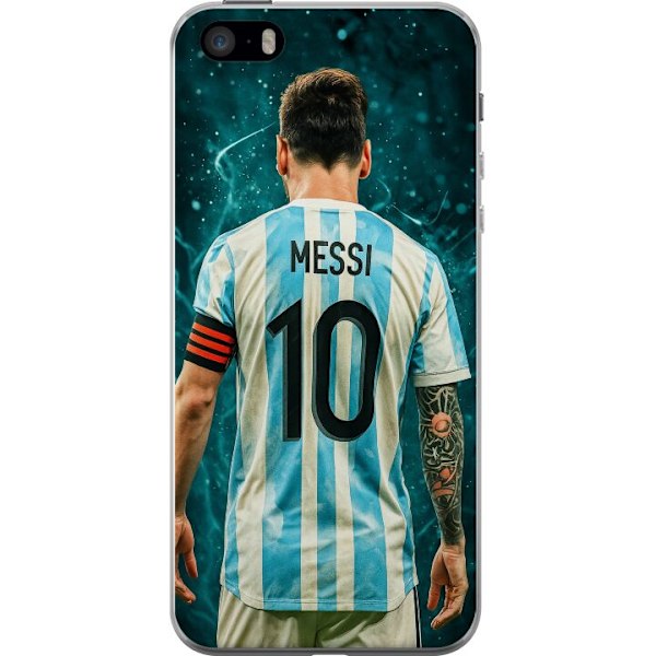 Apple iPhone 5s Genomskinligt Skal Messi
