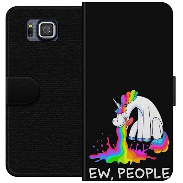 Samsung Galaxy Alpha Lompakkokotelo EW People Unicorn