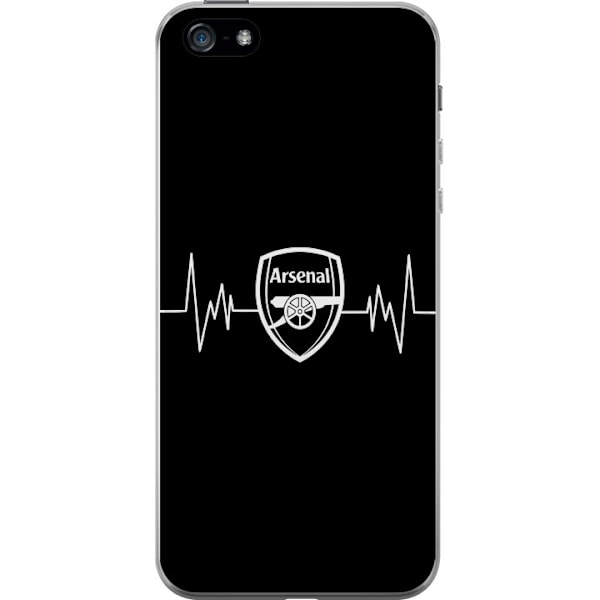 Apple iPhone 5 Gennemsigtig cover Arsenal