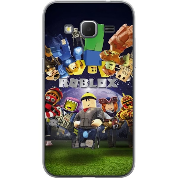 Samsung Galaxy Core Prime Läpinäkyvä kuori Roblox Maailma - Pelaamisseikkailu Lapsille ja Nuorille