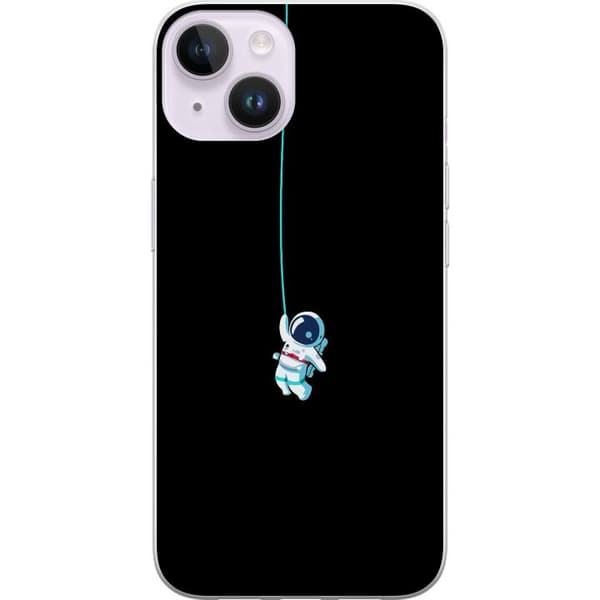 Kompatibelt Mobildeksel til Apple iPhone 14 Astronaut