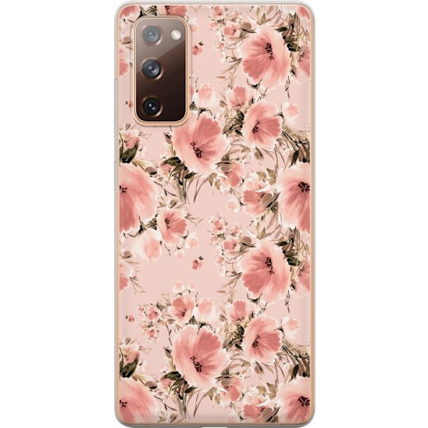 Samsung Galaxy S20 FE Läpinäkyvä kuori Kukkia