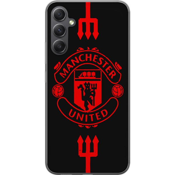 Samsung Galaxy S23 FE Läpinäkyvä kuori ManchesterUnited