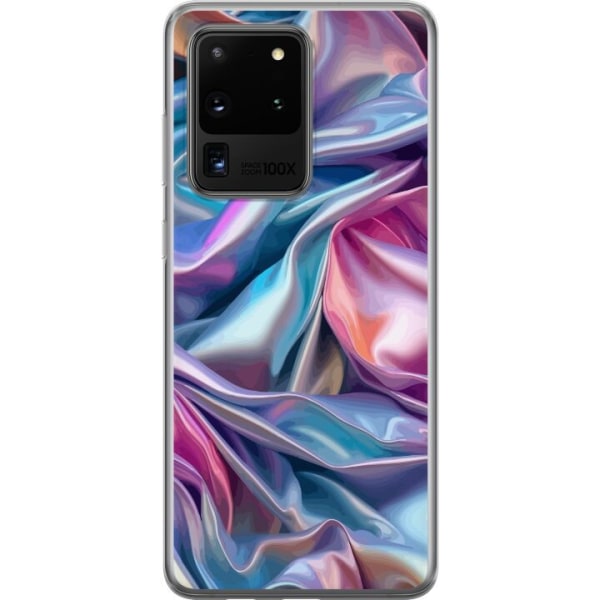 Samsung Galaxy S20 Ultra Läpinäkyvä kuori Hohtava silkki