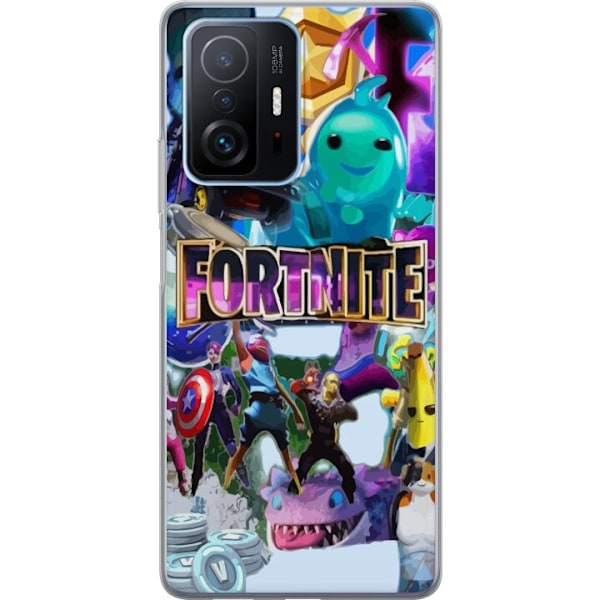 Xiaomi 11T Gjennomsiktig deksel Fortnite