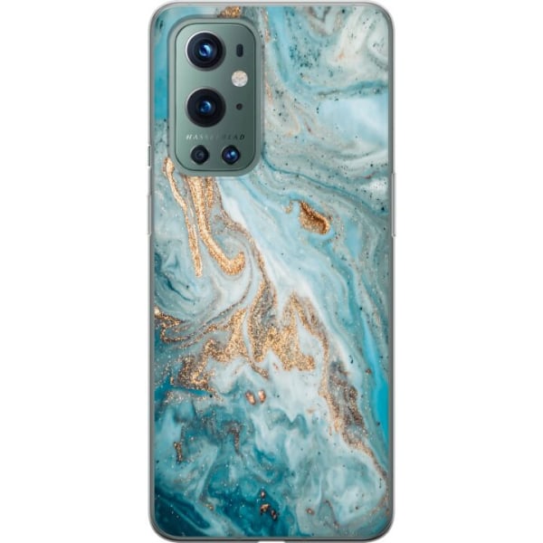 OnePlus 9 Pro Gennemsigtig cover Magisk Marmor