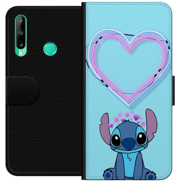 Kompatibelt Lommeboketui til Huawei P40 lite E Hjerte Sting