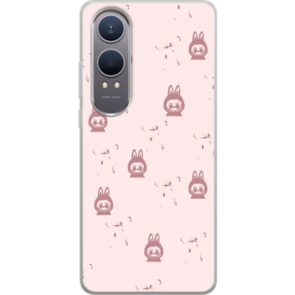 OnePlus Nord CE4 Lite Genomskinligt Skal Labubu Neon Pop – N