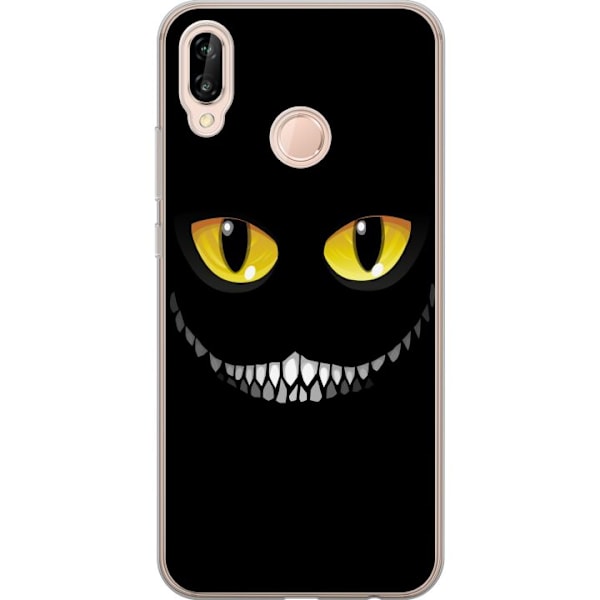 Huawei P20 lite Cover / Mobilcover - Øjne I Mørk Sort
