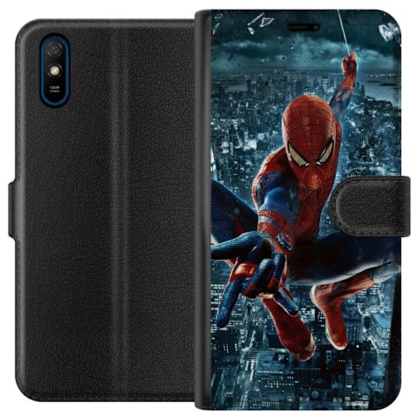 Xiaomi Redmi 9A Tegnebogsetui Spiderman
