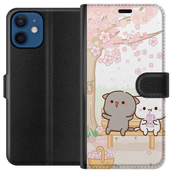 Kompatibelt Plånboksfodral till Apple iPhone 12 mini Kawaii